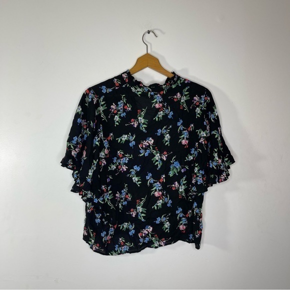 Anthropologie Maeve Aveiro‎ Flutter-Sleeved Buttondown - Picture 7 of 9